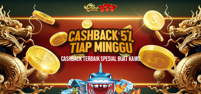 Cashback 5 % Mingguan