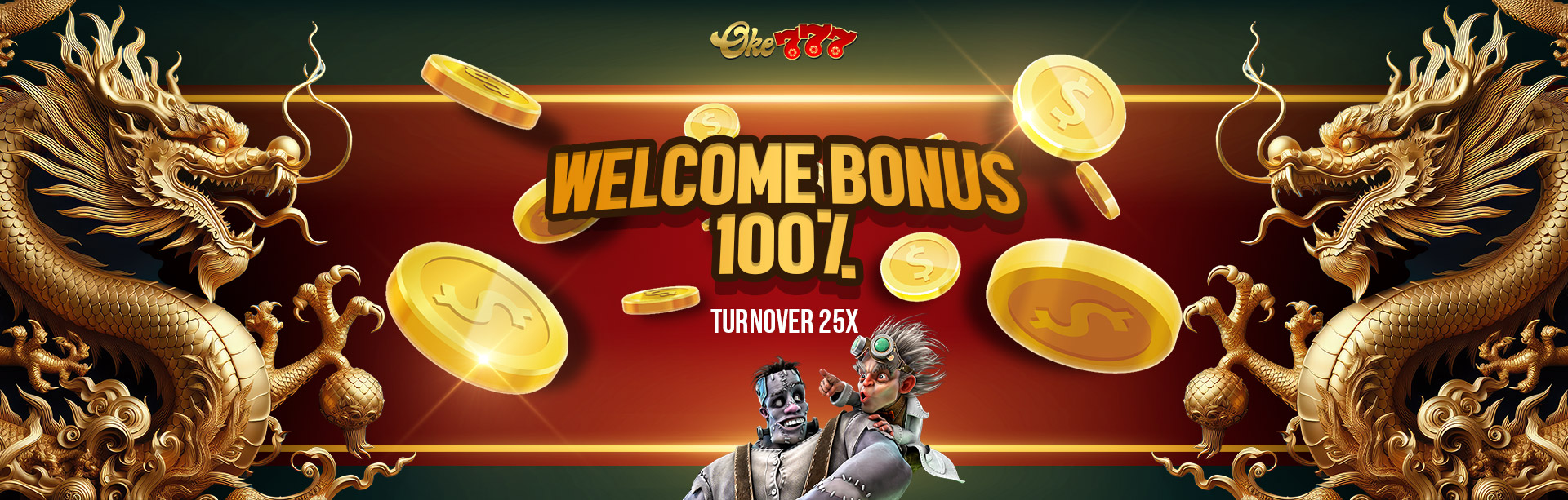 Welcome Bonus 100 % Slot