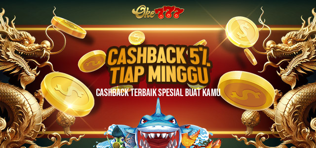 Cashback 5% Mingguan